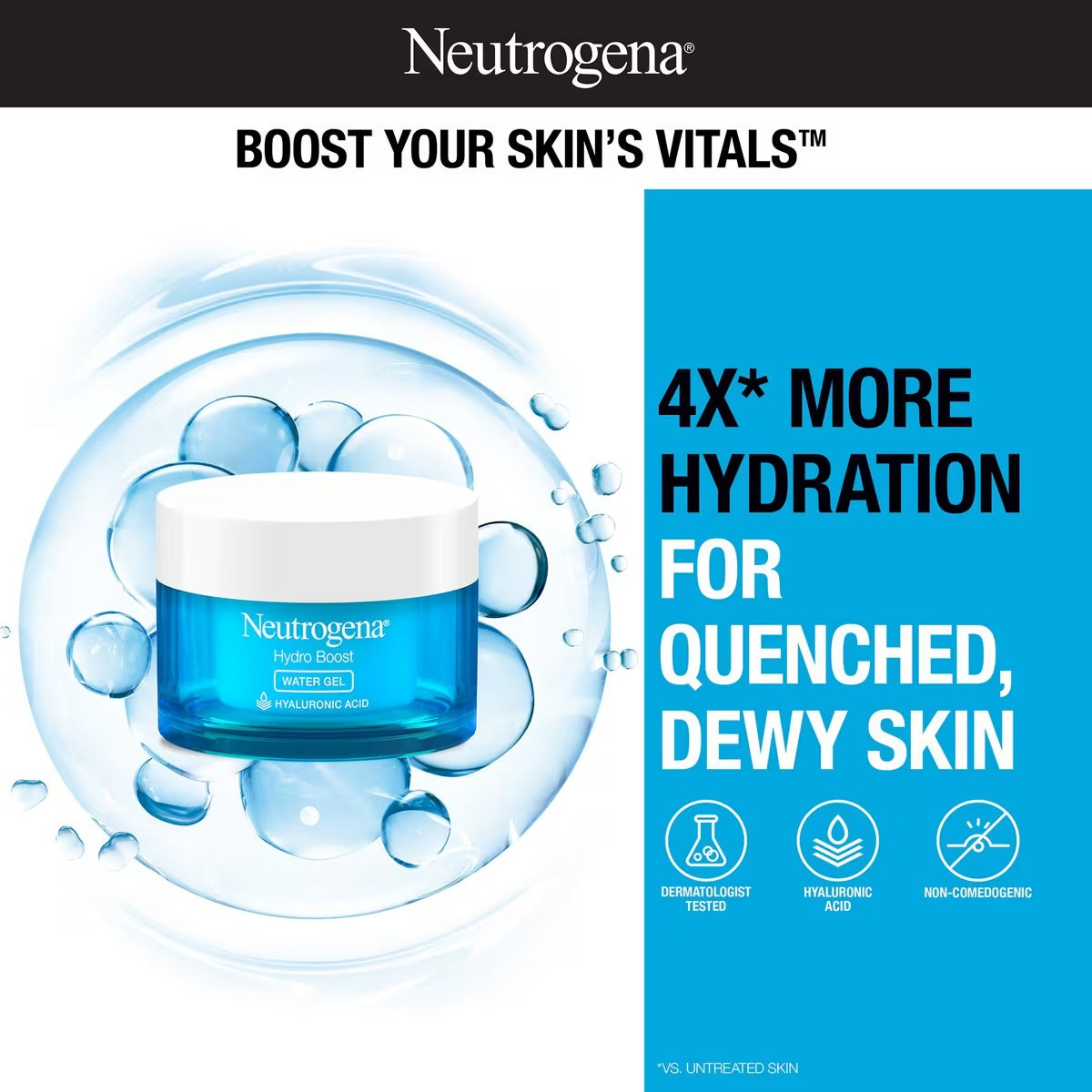 Neutrogena Hydro Boost Hyaluronic Acid Water Gel Moisturizer - 50ml