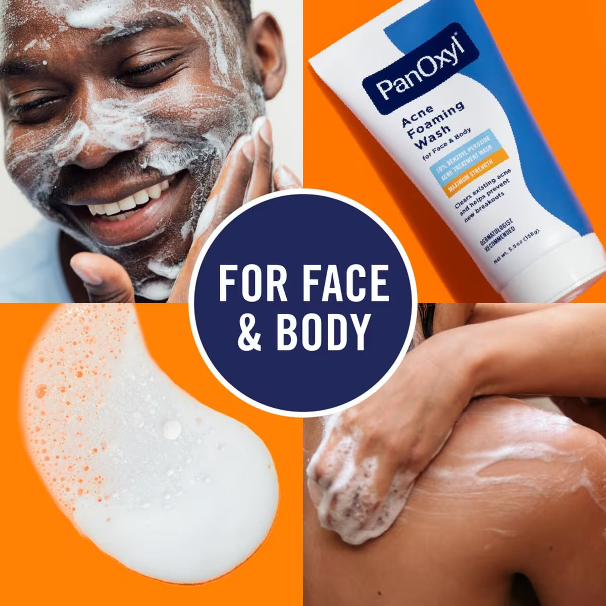PanOxyl Acne Foaming Wash with 10% Benzoyl Peroxide