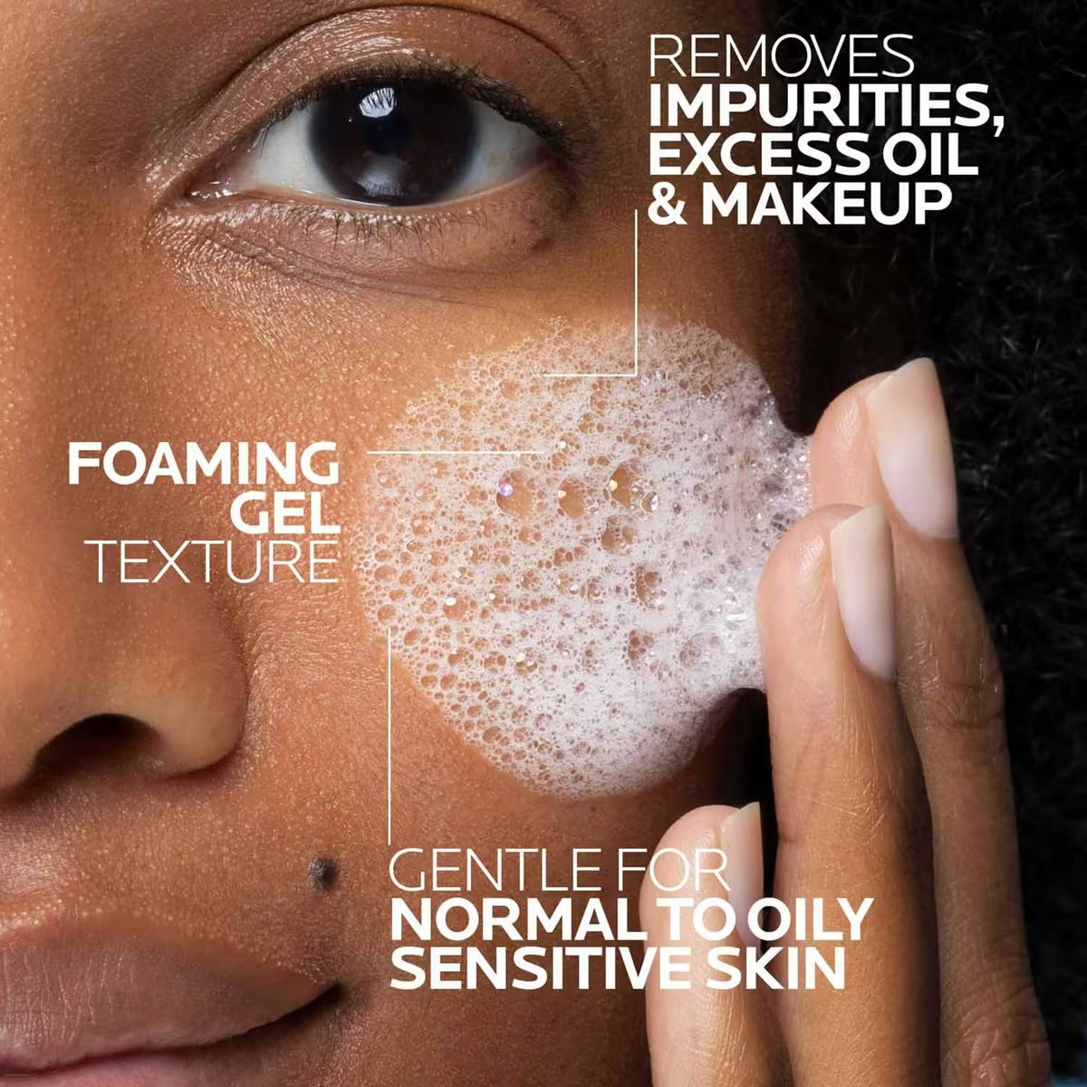 La Roche-Posay Toleriane Purifying Foaming Face Wash for Oily Skin - 400ml
