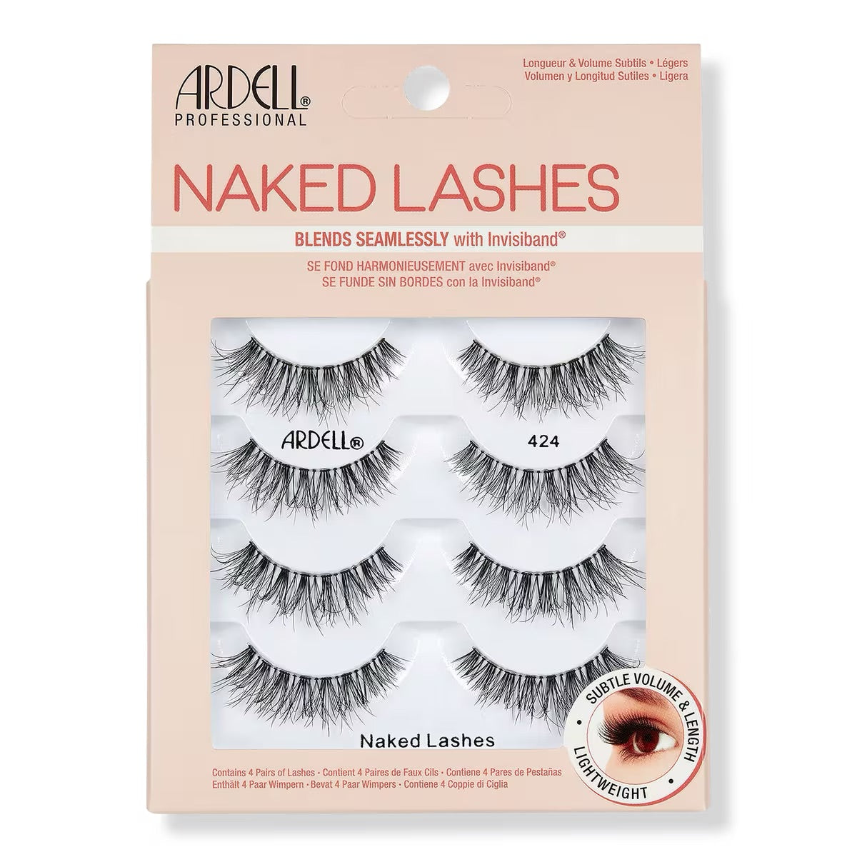 Ardell Naked False Lashes - 424 Multipack
