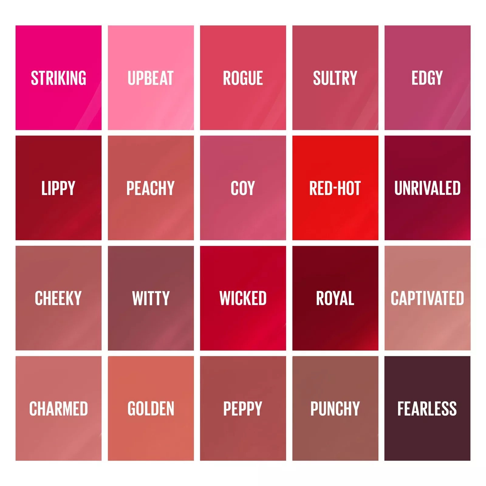 Maybelline Lipstick Shades