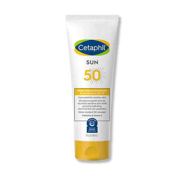 Cetaphil Sheer Mineral Sunscreen Broad Spectrum SPF 50 - 89ml