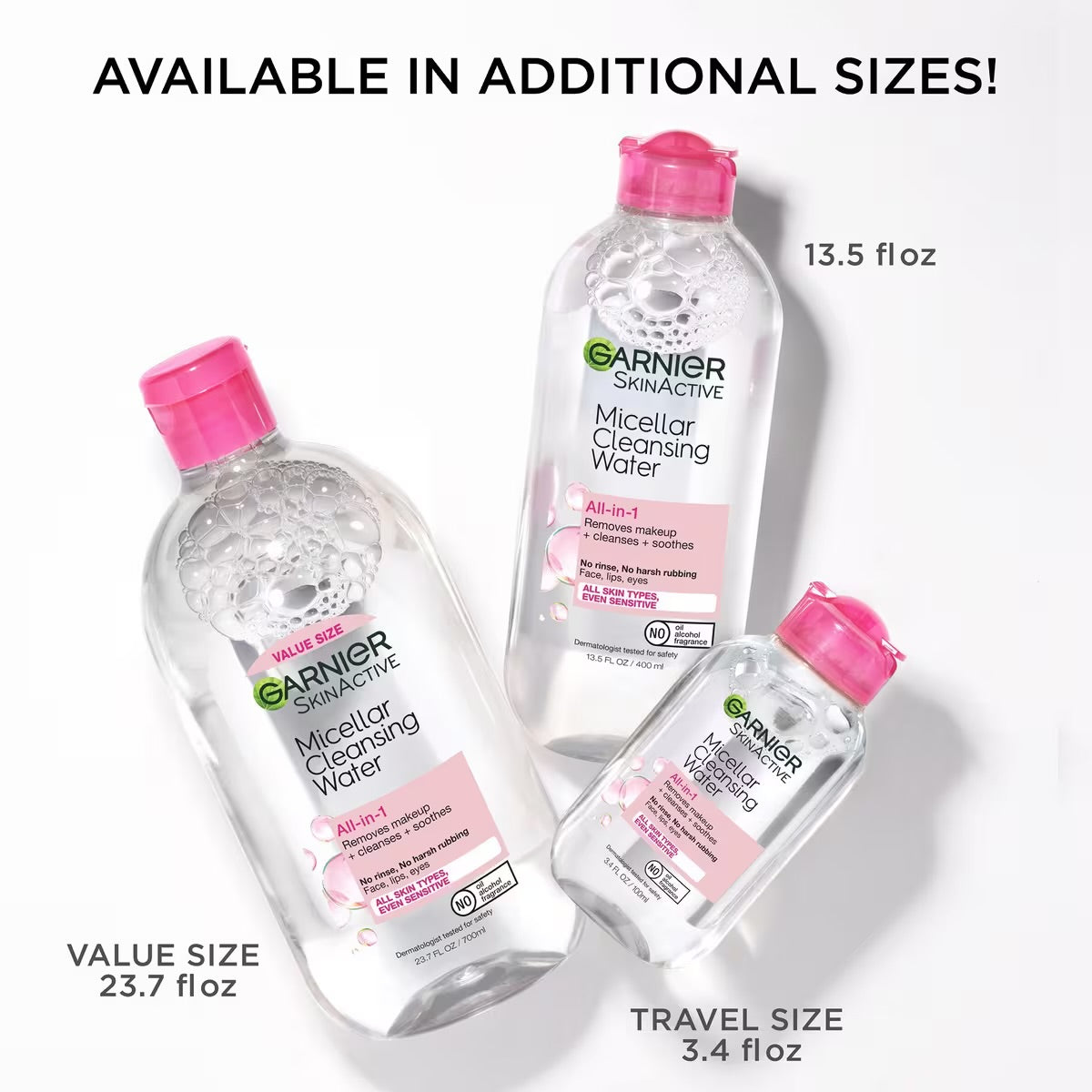 Garnier SkinActive Micellar Cleansing Water All-in-1 Cleanser & Makeup Remover - 400ml