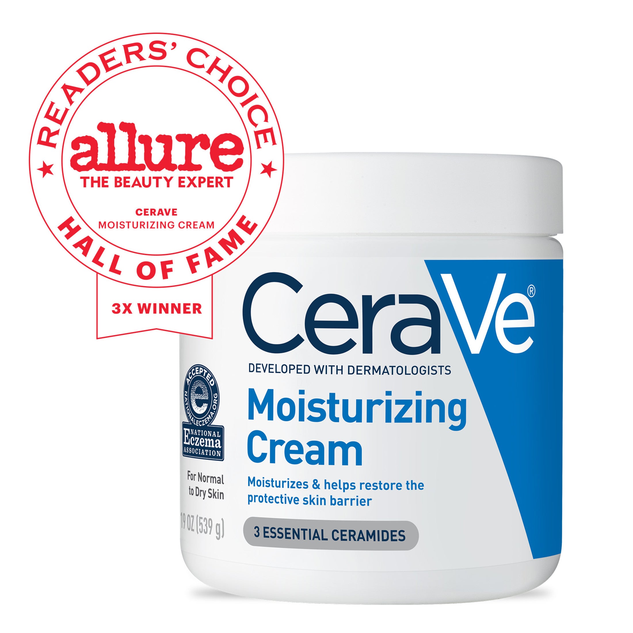 CeraVe Moisturizing Cream, Face Moisturizer & Body Lotion for Normal to Very Dry Skin