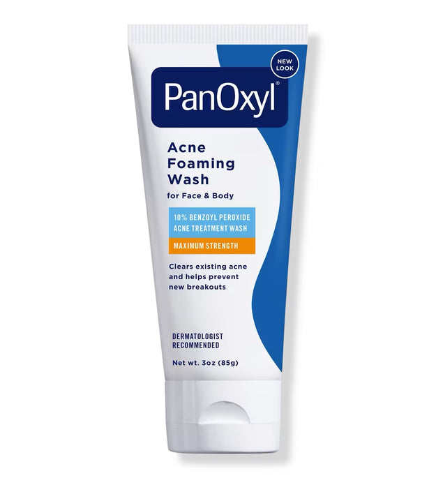 PanOxyl Acne Foaming Wash with 10% Benzoyl Peroxide