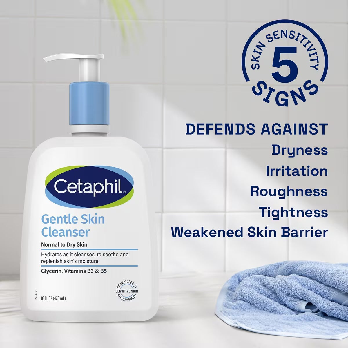 Cetaphil Gentle Skin Cleanser Face Wash - For Sensitive Skin