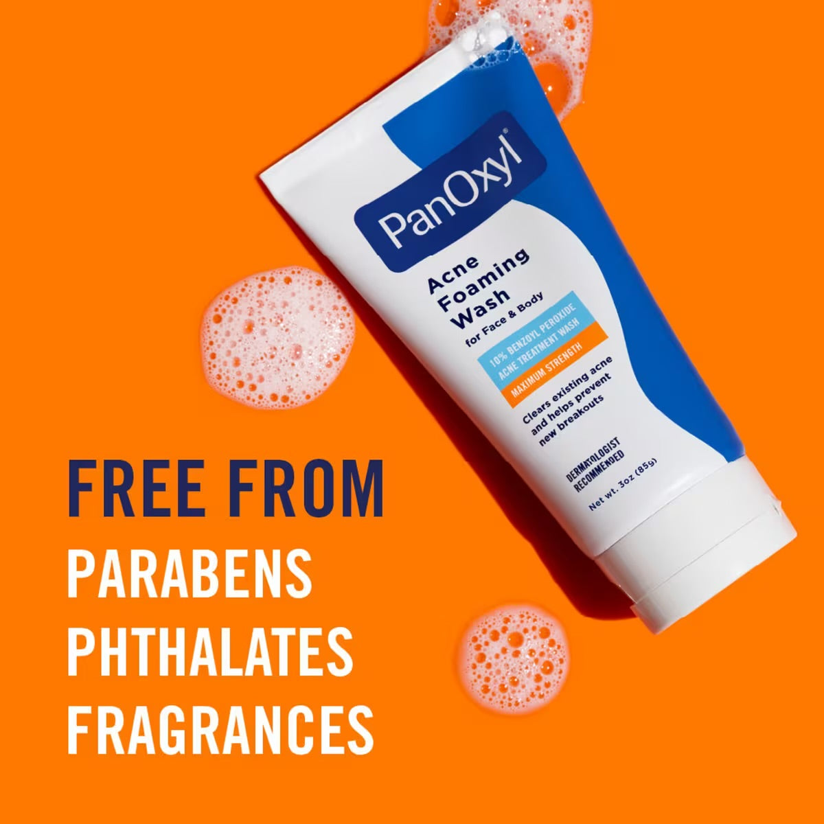 PanOxyl Acne Foaming Wash with 10% Benzoyl Peroxide
