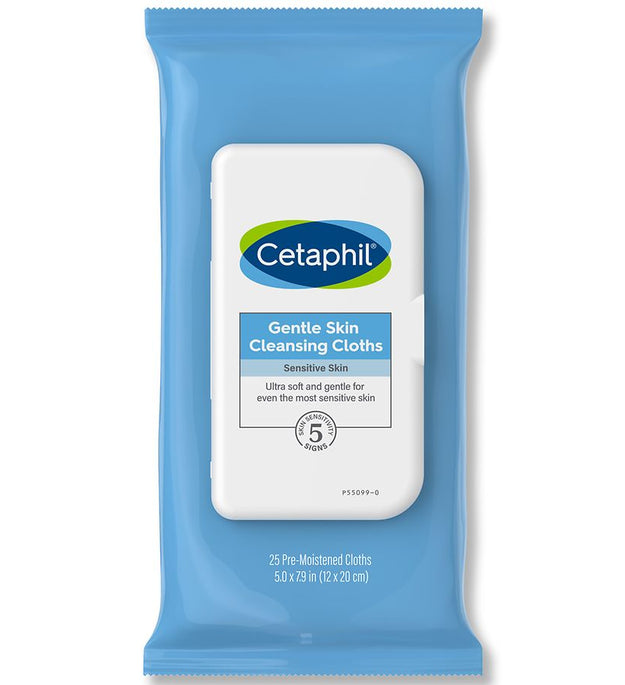 Cetaphil Gentle Skin Cleansing Cloths for Dry, Sensitive Skin