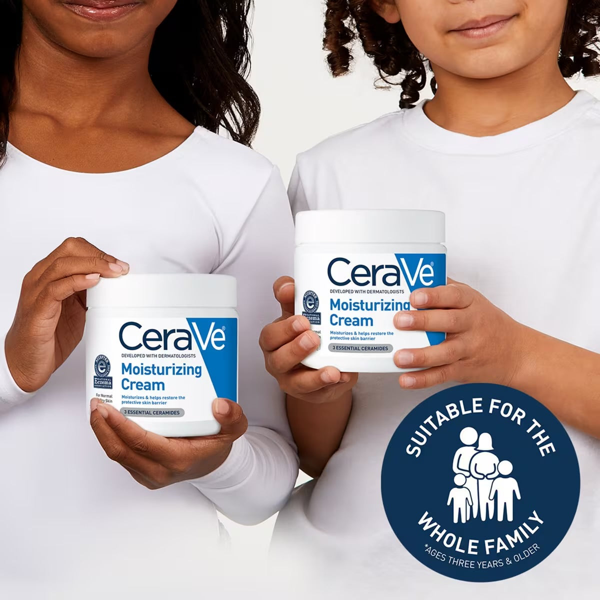 Cerave Moisturizing Cream, Body & Face Moisturizer for Balanced to Dry Skin
