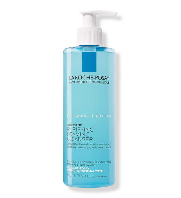 La Roche-Posay Toleriane Purifying Foaming Face Wash for Oily Skin - 400ml