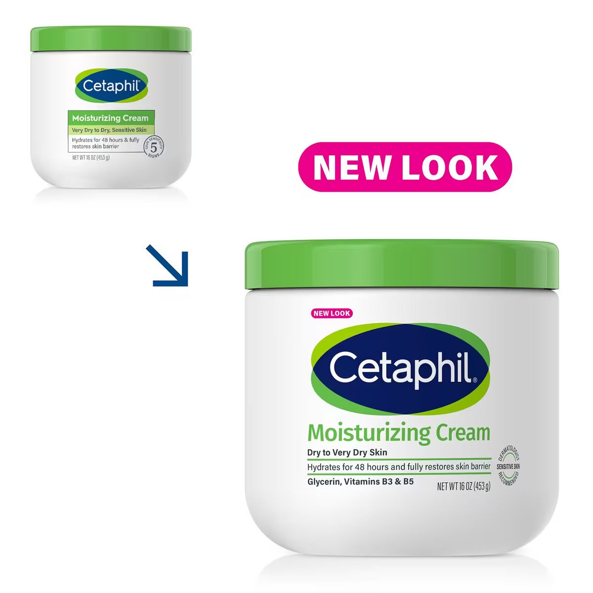 Cetaphil Hydrating Moisturizing Cream Body Moisturizer 453g