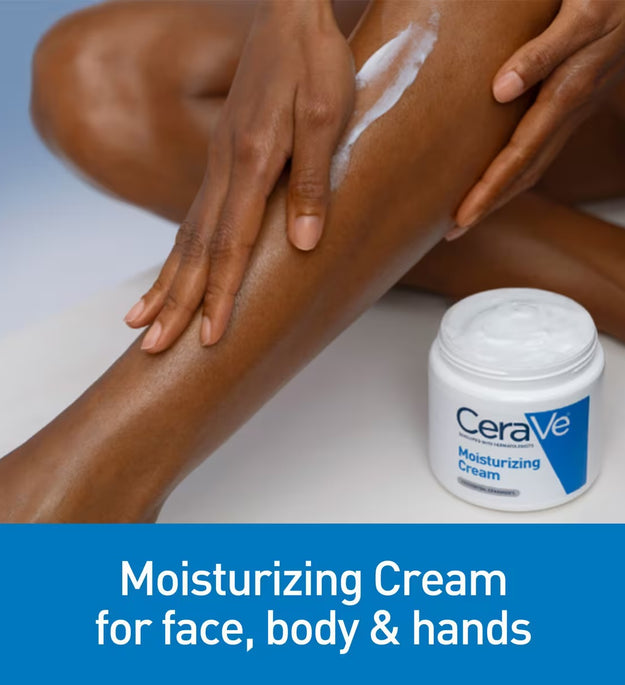 Cerave Moisturizing Cream, Body & Face Moisturizer for Balanced to Dry Skin