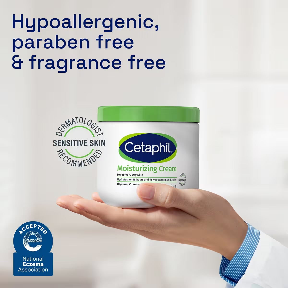 Cetaphil Hydrating Moisturizing Cream Body Moisturizer 453g