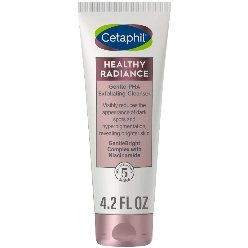 Cetaphil Healthy Radiance Gentle PHA Exfoliating Cleanser - 124ml