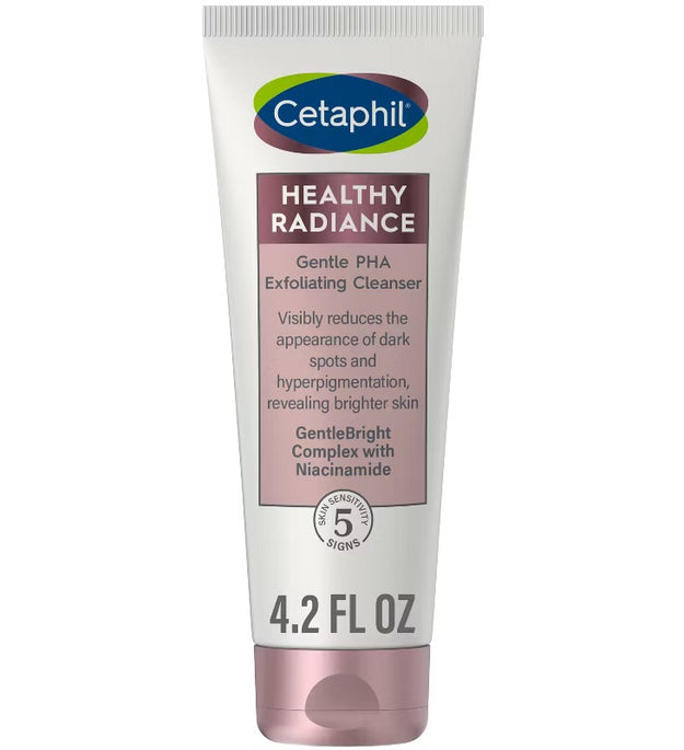 Cetaphil Healthy Radiance Gentle PHA Exfoliating Cleanser - 124ml