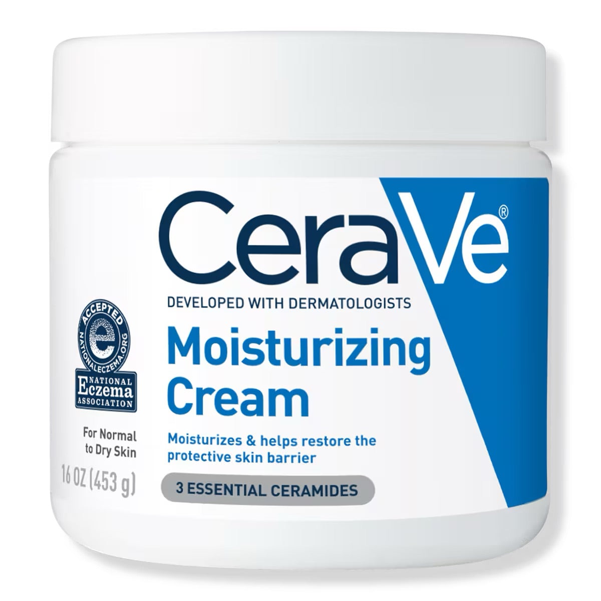 Cerave Moisturizing Cream, Body & Face Moisturizer for Balanced to Dry Skin