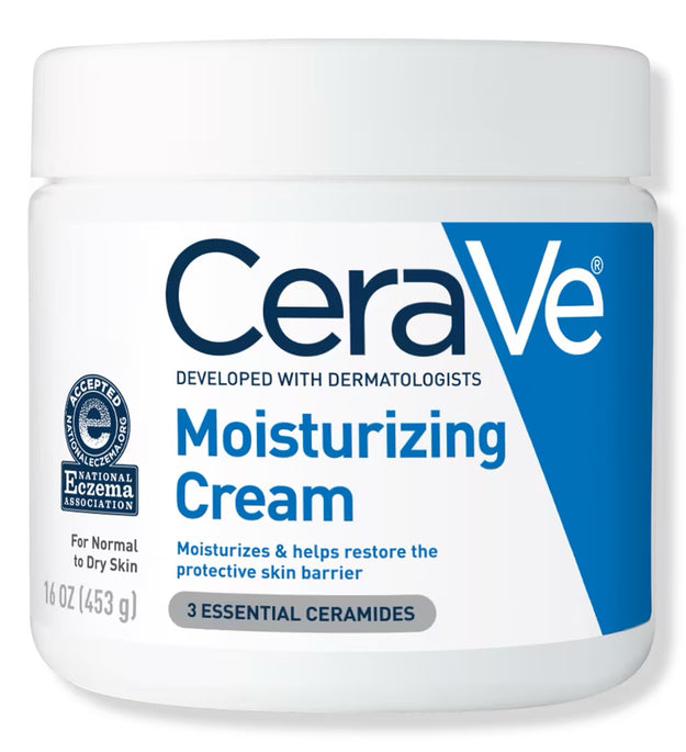 Cerave Moisturizing Cream, Body & Face Moisturizer for Balanced to Dry Skin