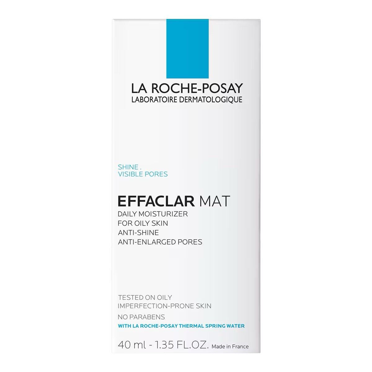 La Roche-Posay Effaclar Mat Daily Face Moisturizer for Oily Skin 40ml