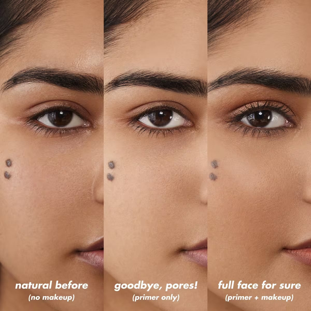 e.l.f. Liquid Putty Primer Before and After