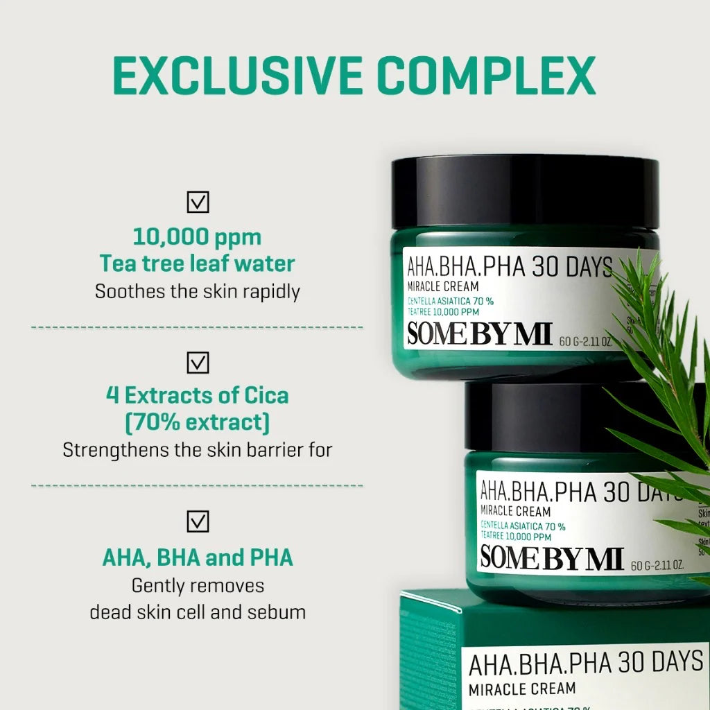 Moisturizer for Acne and Redness – Some By Mi Miracle Cream