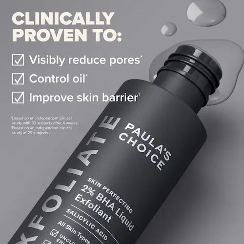 Paula's Choice Skin Perfecting 2% BHA Liquid Exfoliant for Clear Skin - 30ml